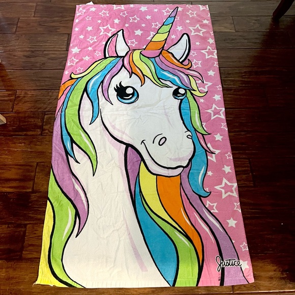 Justice Brand Unicorn Beach Towel - Picture 2 of 5